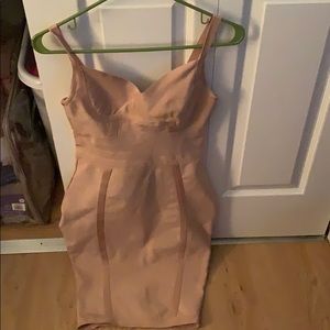 Tan Bandage Dress